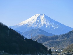 岩殿山からの富士