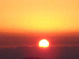甲武信岳からのご来光 